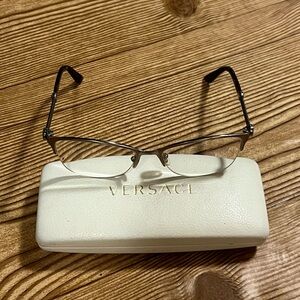 Versace Women's Glasses in Sleek Silver